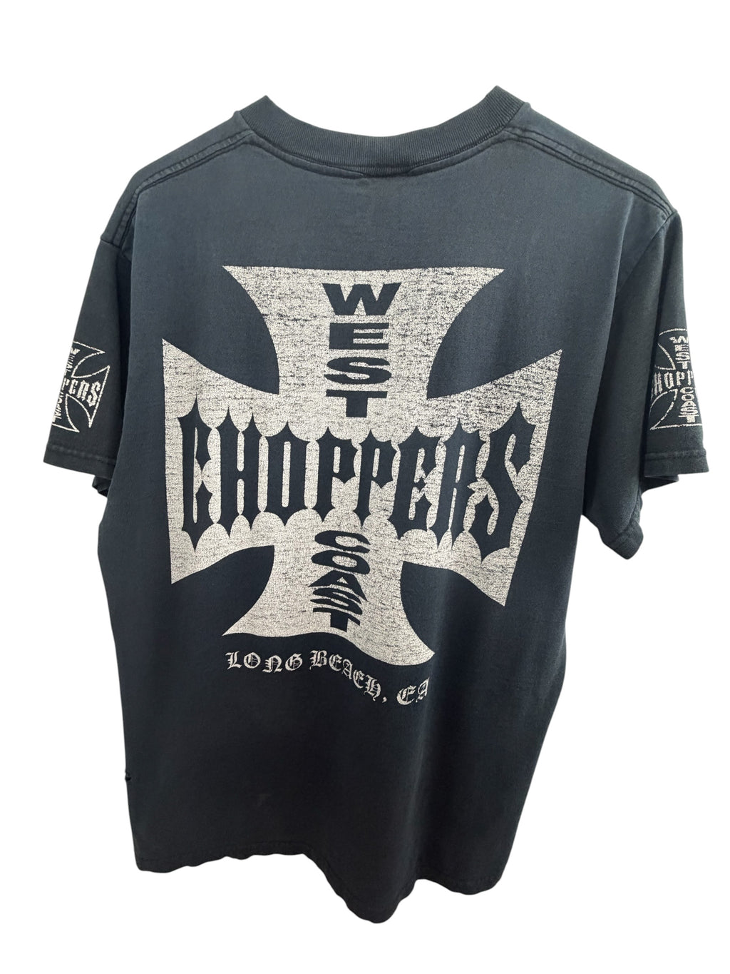 Vintage West Coast Choppers Iron Cross Logo Graphic T-Shirt