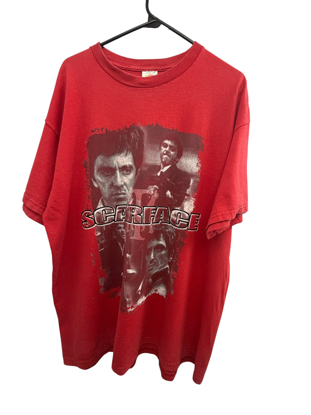 Vintage Fruit of the Loom Scarface Tony Montana Movie Graphic T-Shirt