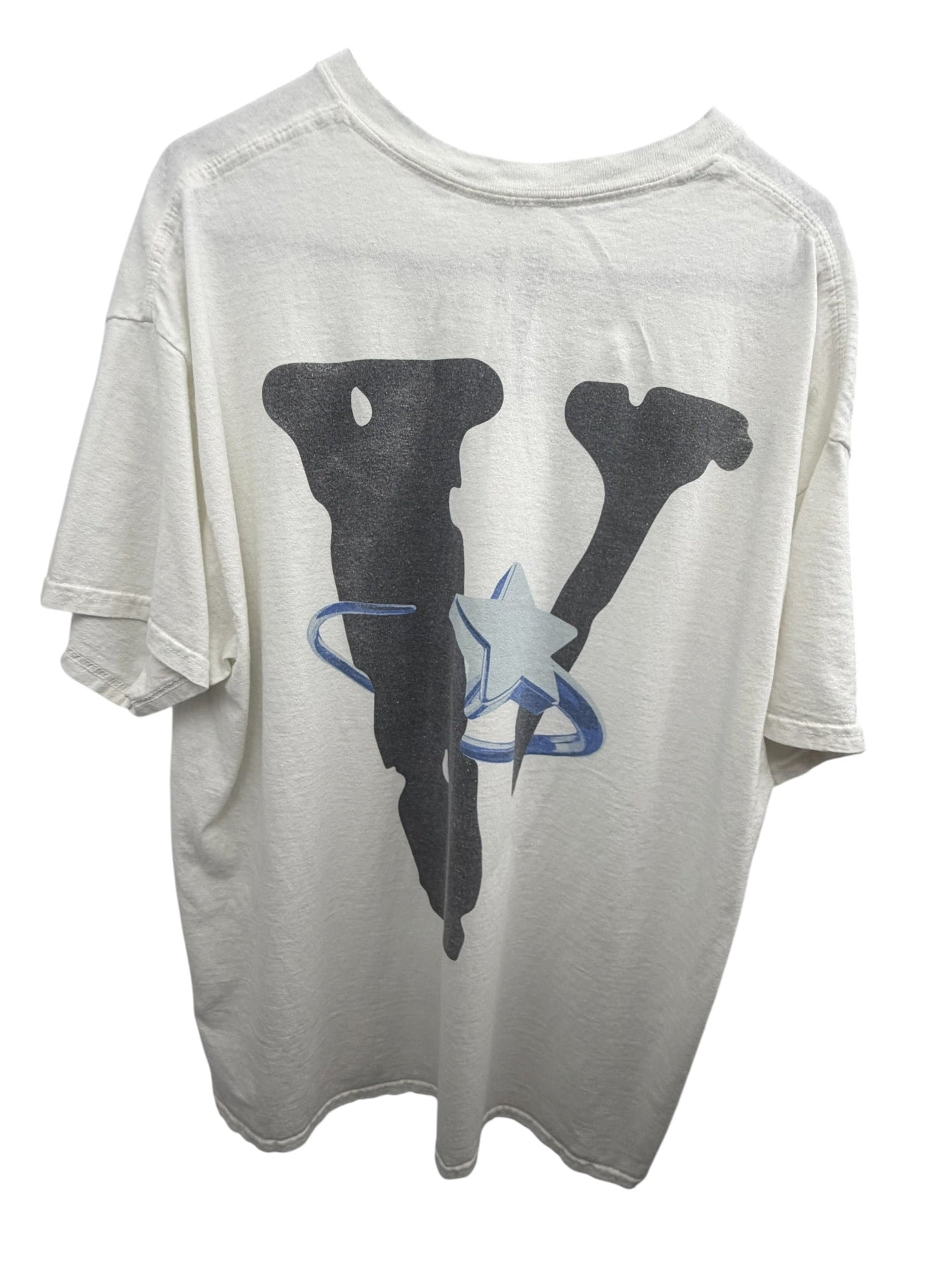 Vlone x Pop Smoke Halo Graphic T-Shirt White