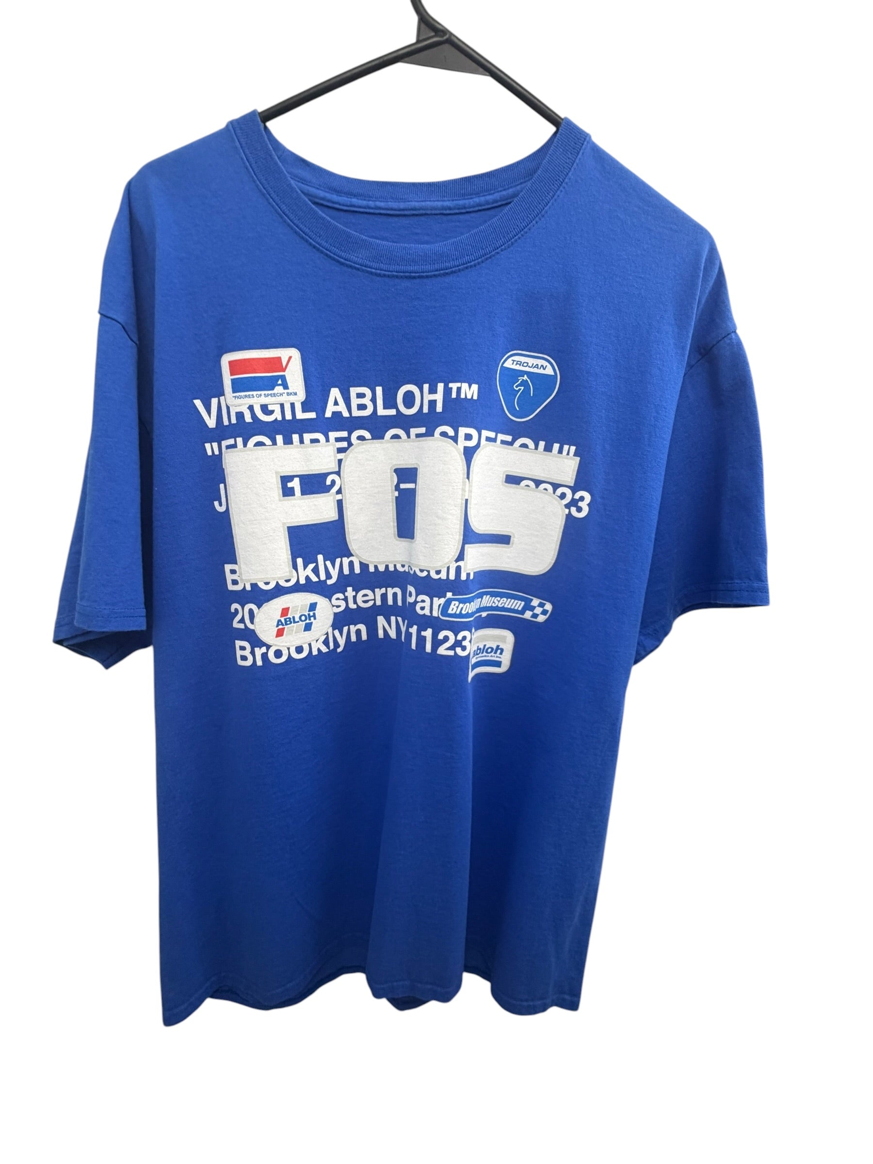 Virgil Abloh Brooklyn Museum ‘Figures of Speech’ FOS Sunroof T-Shirt Blue