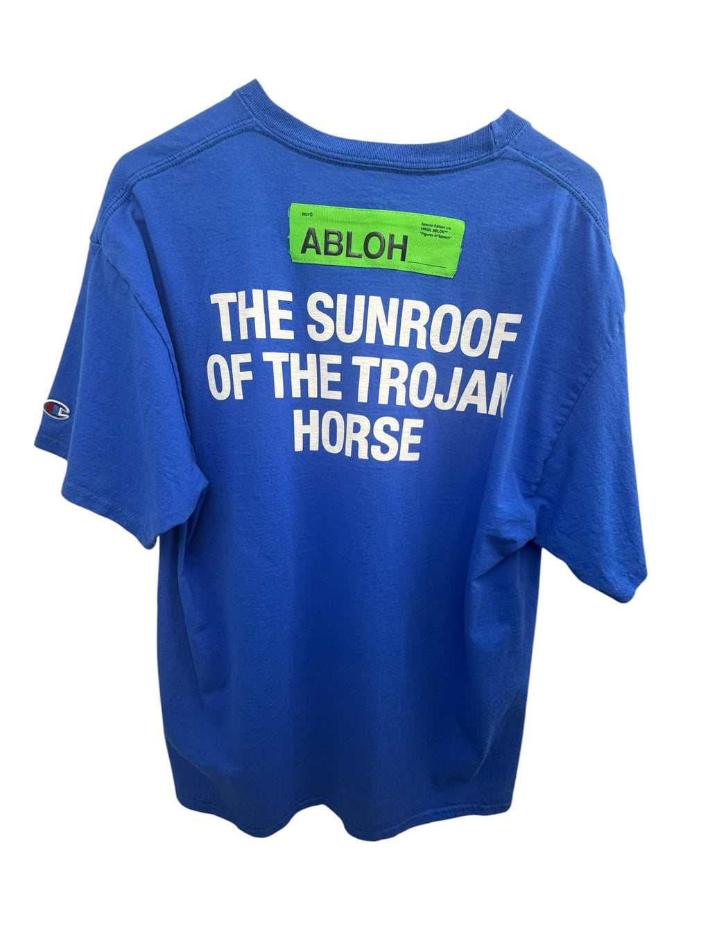 Virgil Abloh Brooklyn Museum ‘Figures of Speech’ FOS Sunroof T-Shirt Blue
