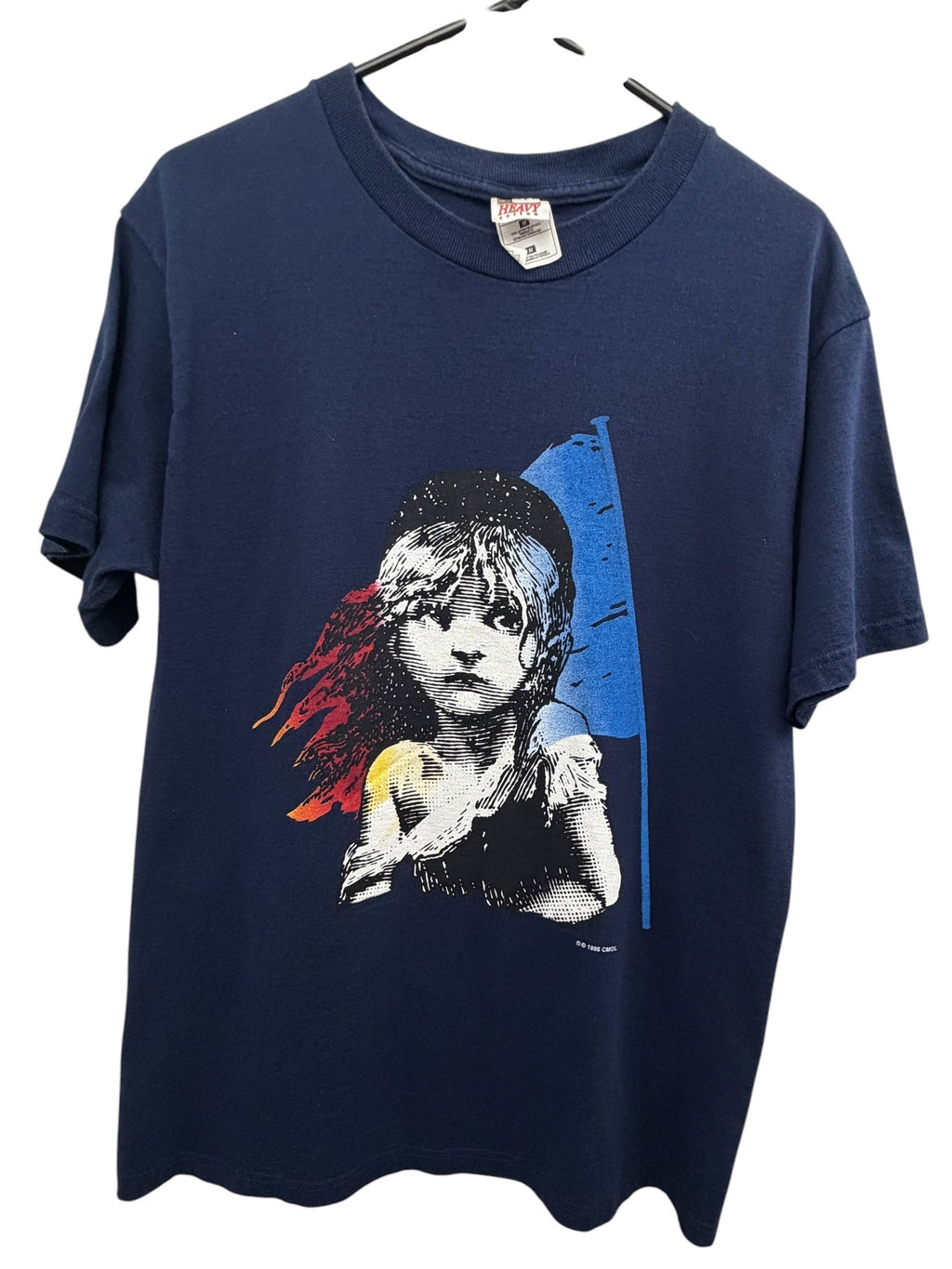 Vintage 1986 Les Miserables Broadway Musical Graphic T-Shirt