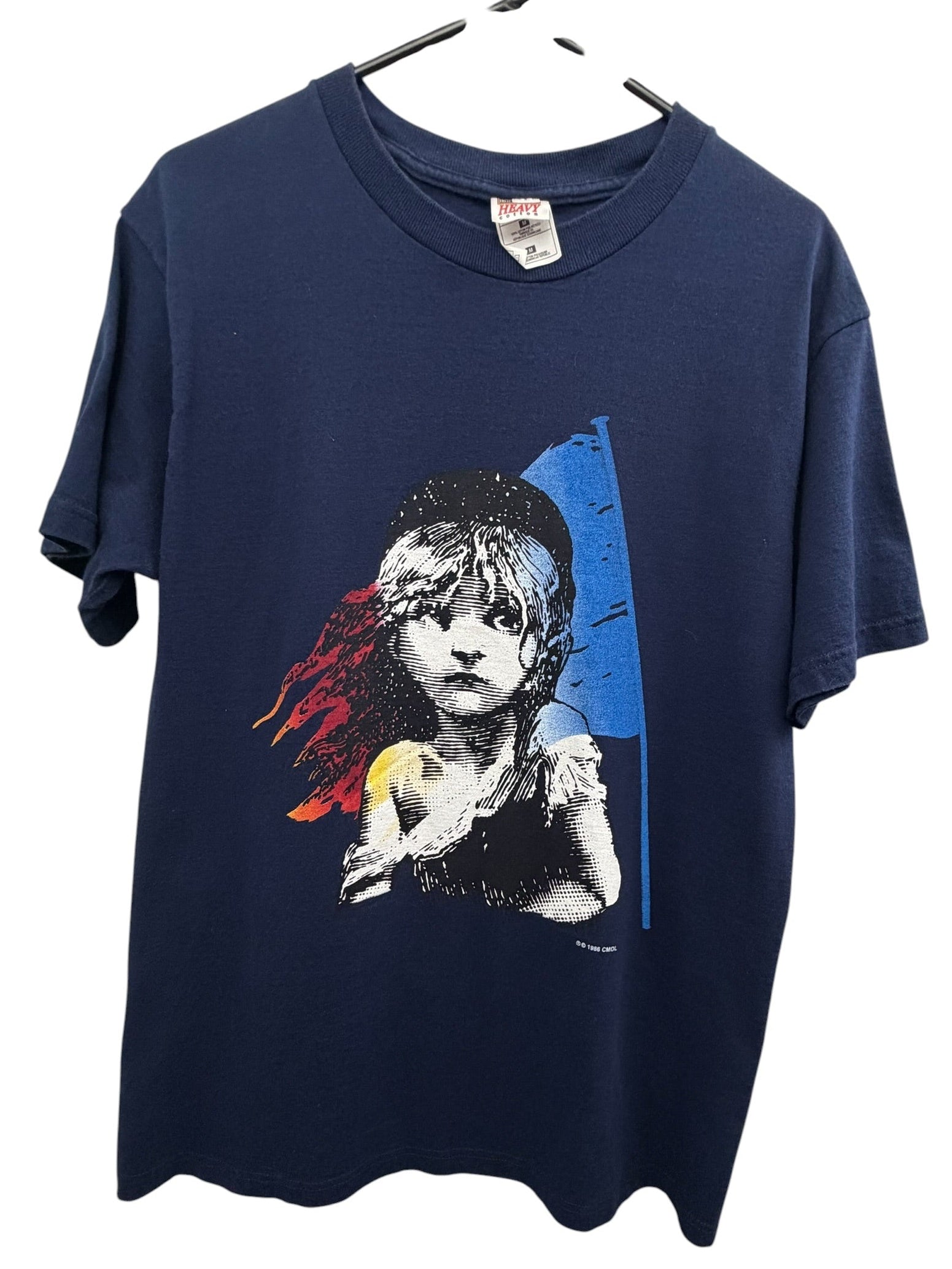 Vintage 1986 Les Miserables Broadway Musical Graphic T-Shirt