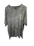 Vintage 1992 Grateful Dead Skull and Roses Acid Wash T-Shirt