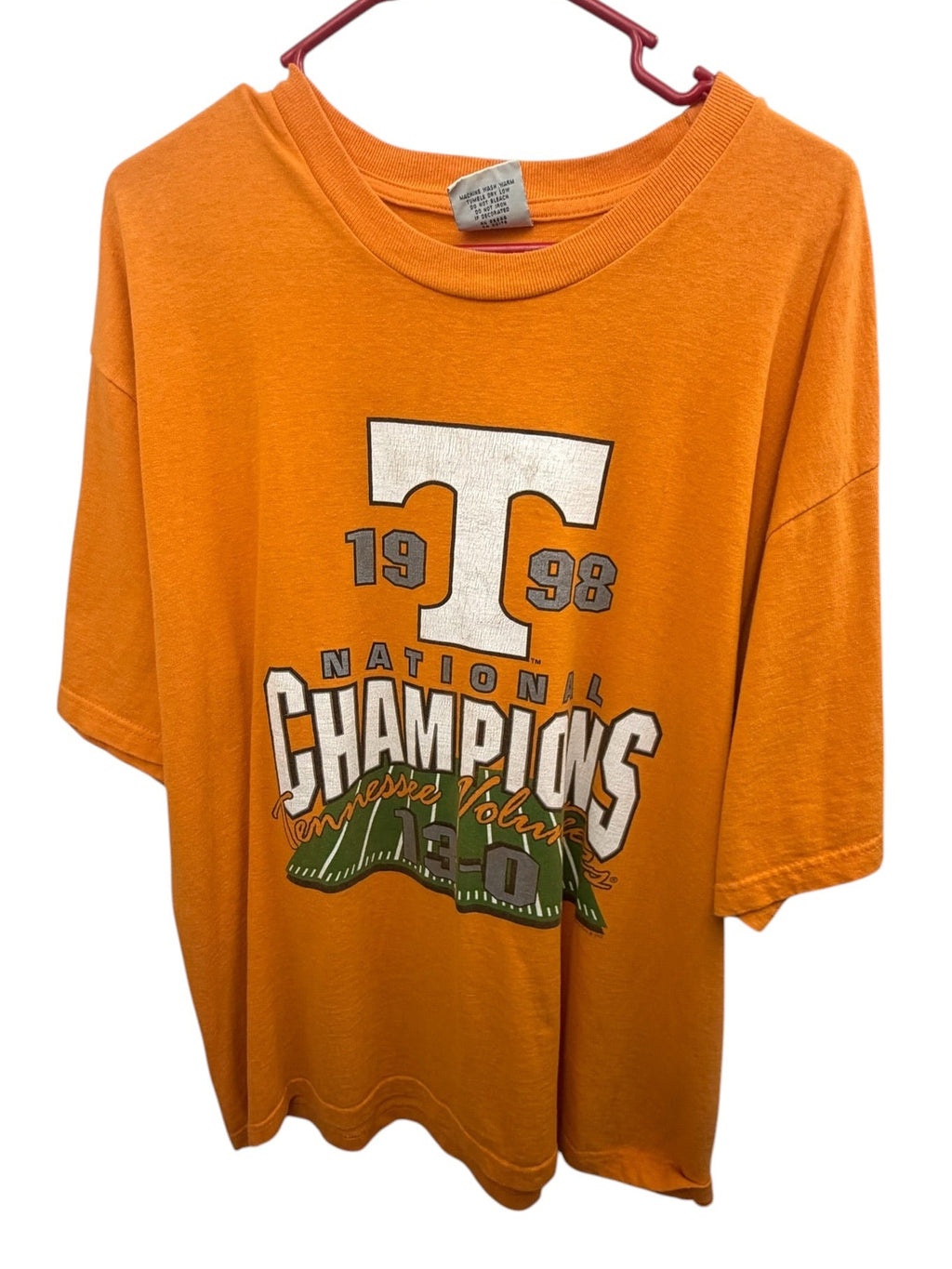 Vintage 1998 Tennessee Volunteers 13-0 National Champions Football T-shirt