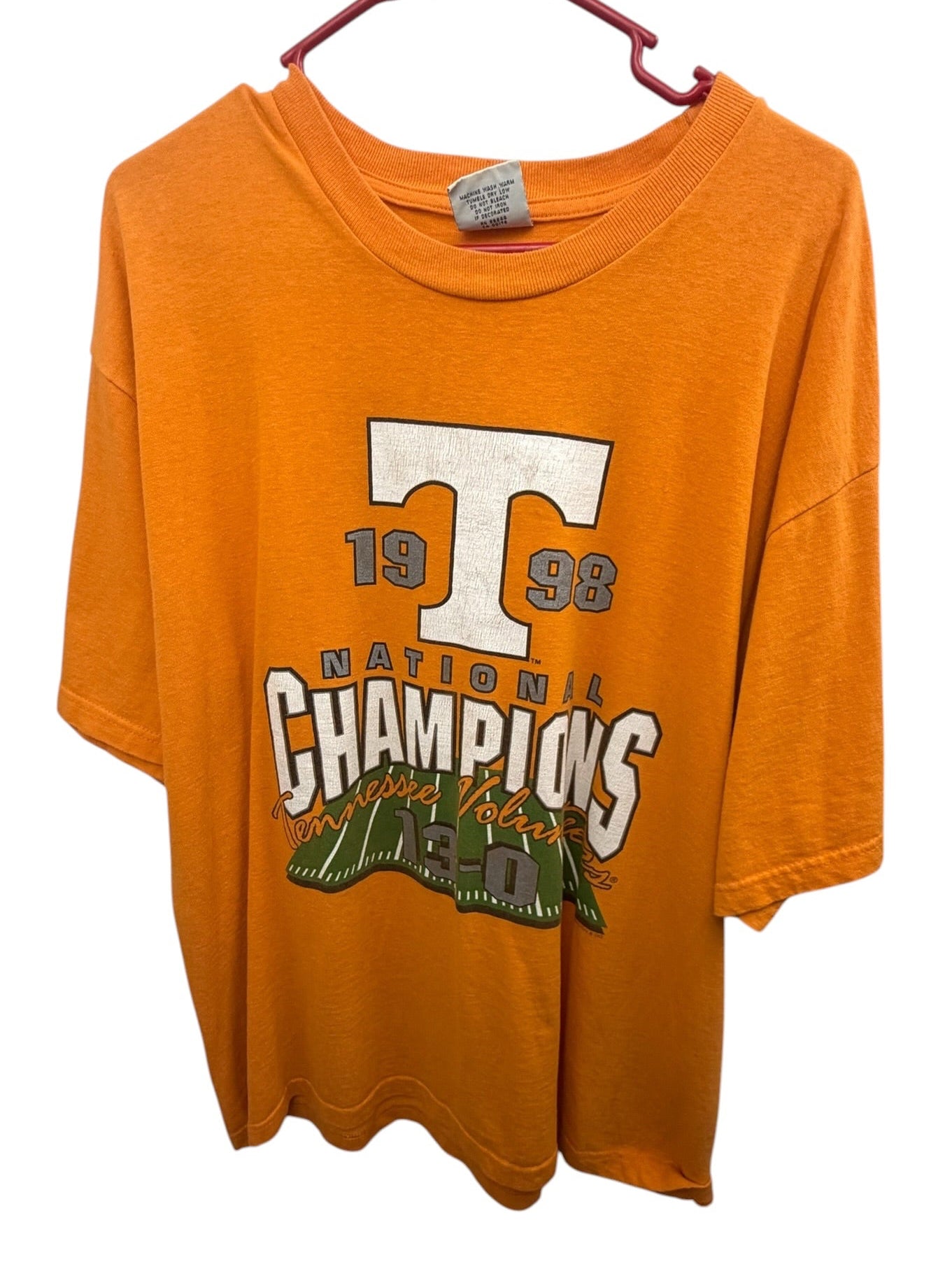 Vintage 1998 Tennessee Volunteers 13-0 National Champions Football T-shirt