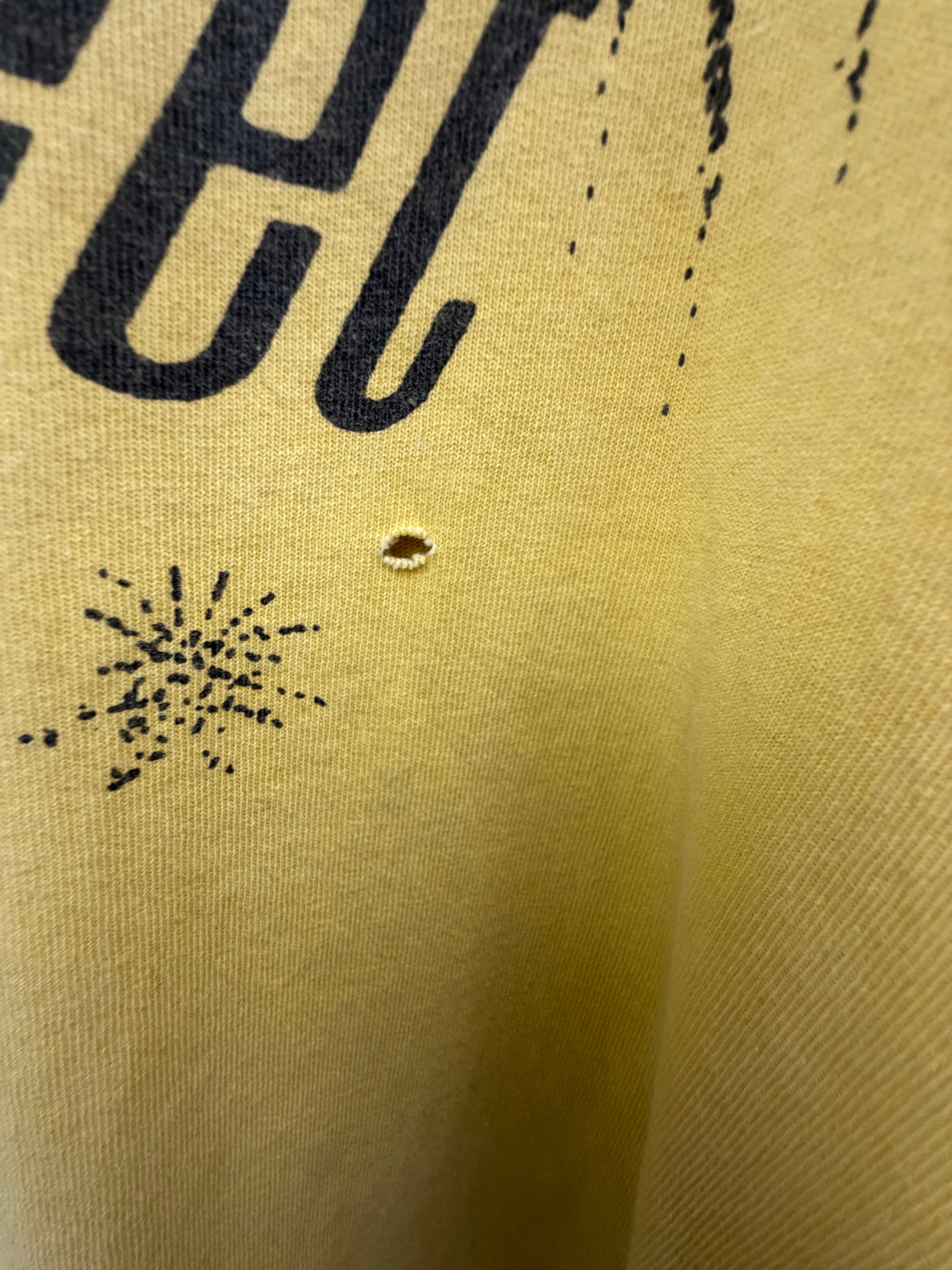 Honor The Gift LA County Swap Meet Graphic T-shirt Yellow