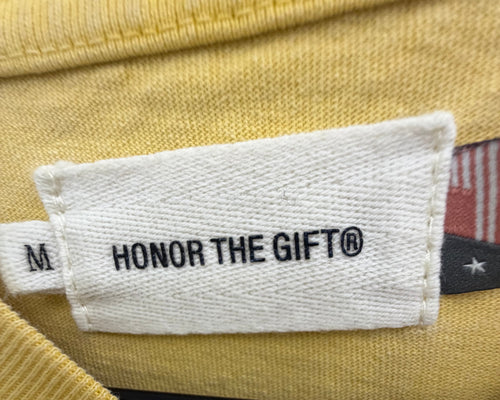 Honor The Gift LA County Swap Meet Graphic T-shirt Yellow