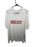 Vintage 90s Doral Cigarettes Box Logo T-shirt Made in USA
