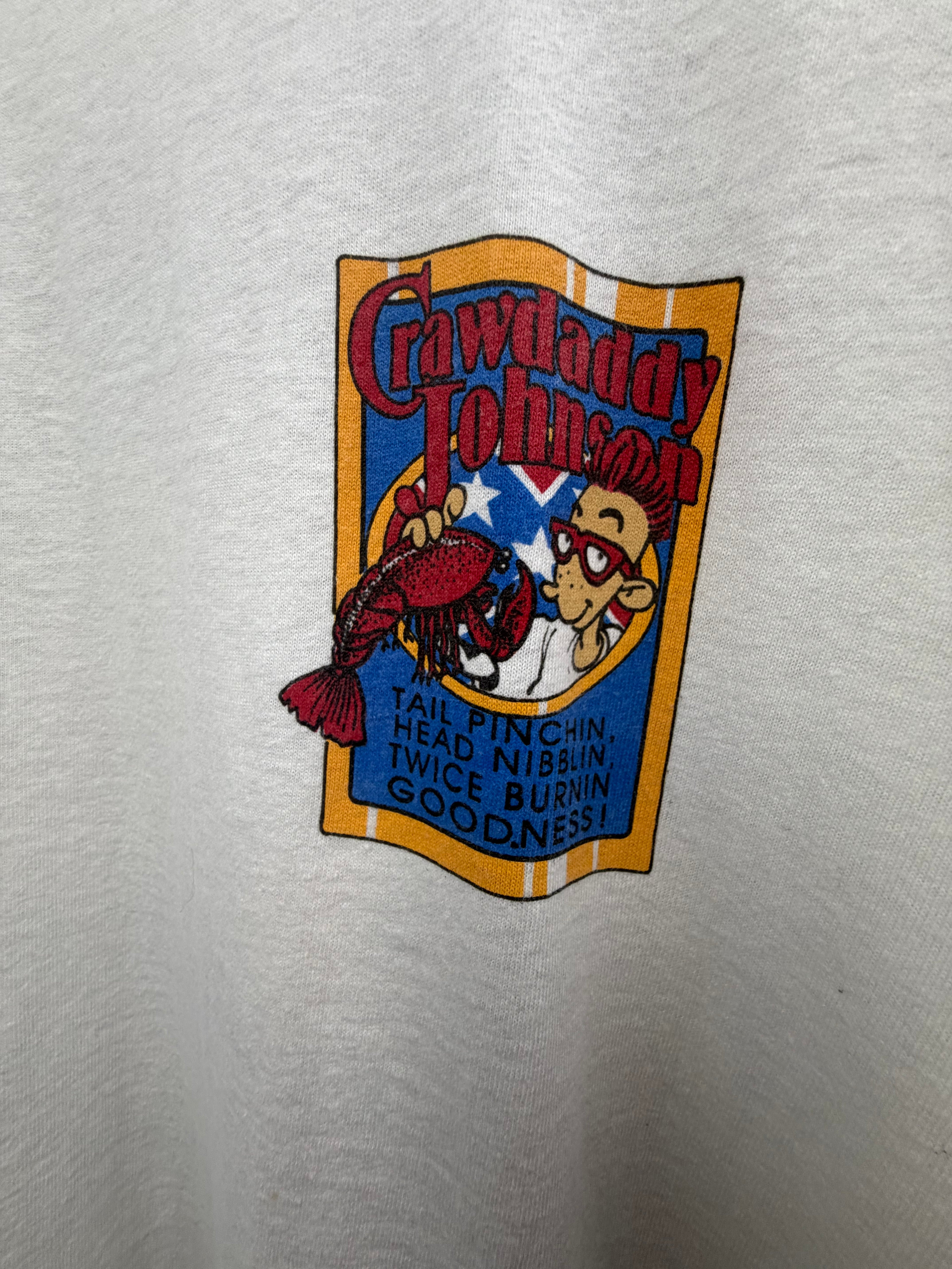 Vintage Big Johnson Crawdaddy Johnson Bar Humor T-Shirt