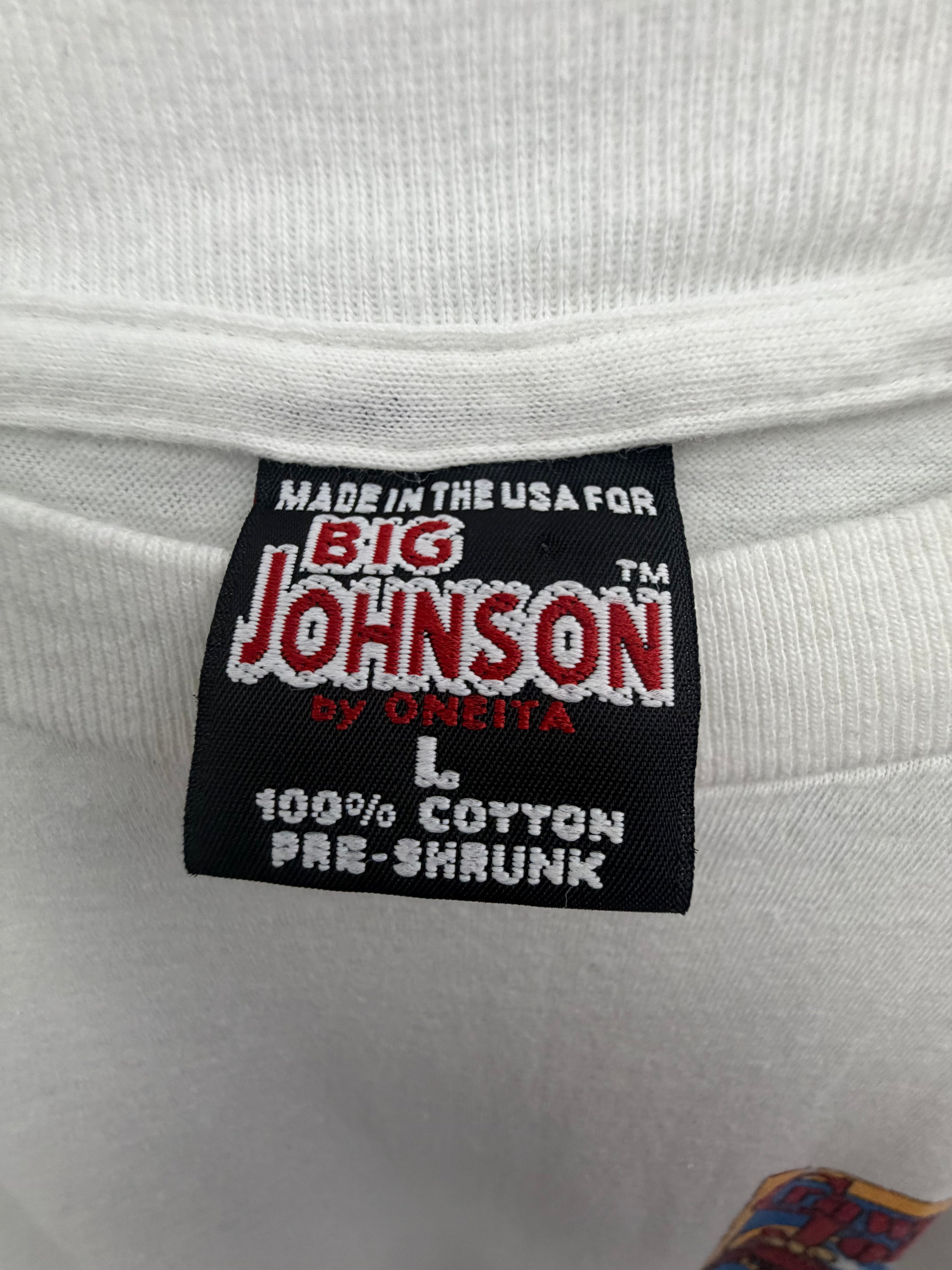 Vintage Big Johnson Crawdaddy Johnson Bar Humor T-Shirt