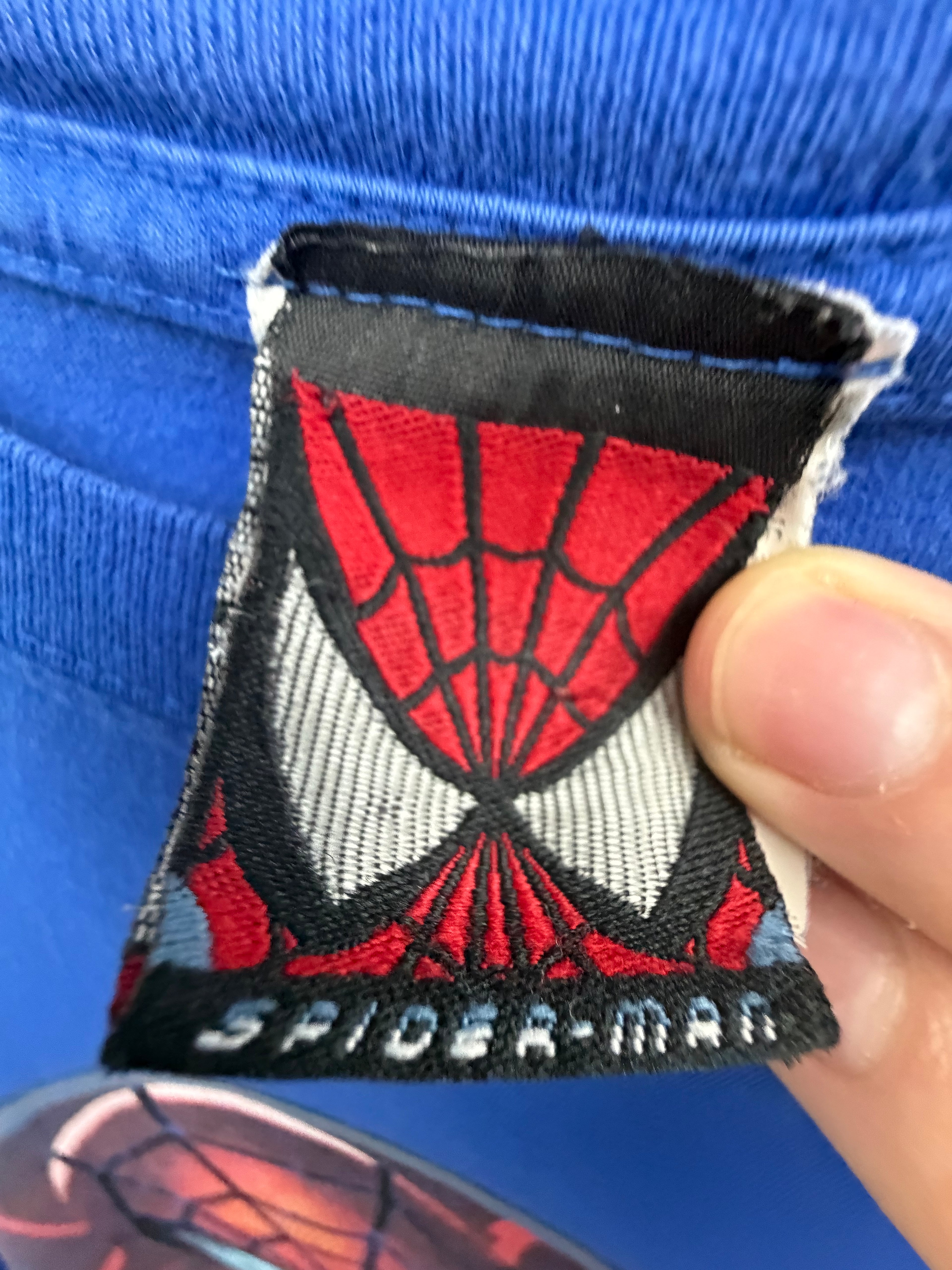 Vintage 2002 Spider- Man Movie Promo Blue Graphic T-Shirt