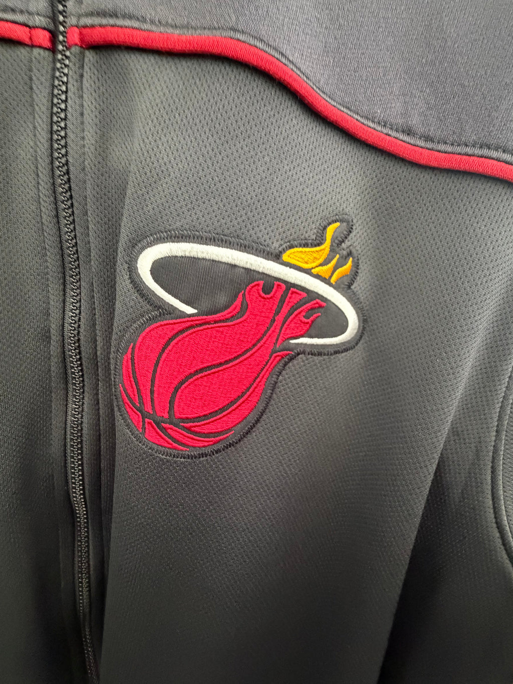 Majestic NBA Miami Heat Exclusive Collection Full Zip Track Jacket