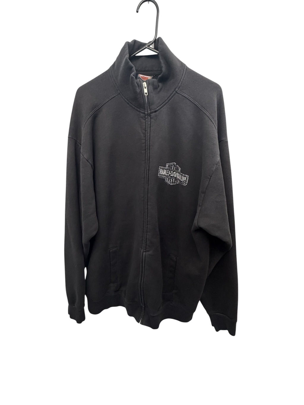 Harley Davidson Bar & Shield Full Zip Mock Neck Sweatshirt