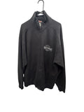 Harley Davidson Bar & Shield Full Zip Mock Neck Sweatshirt