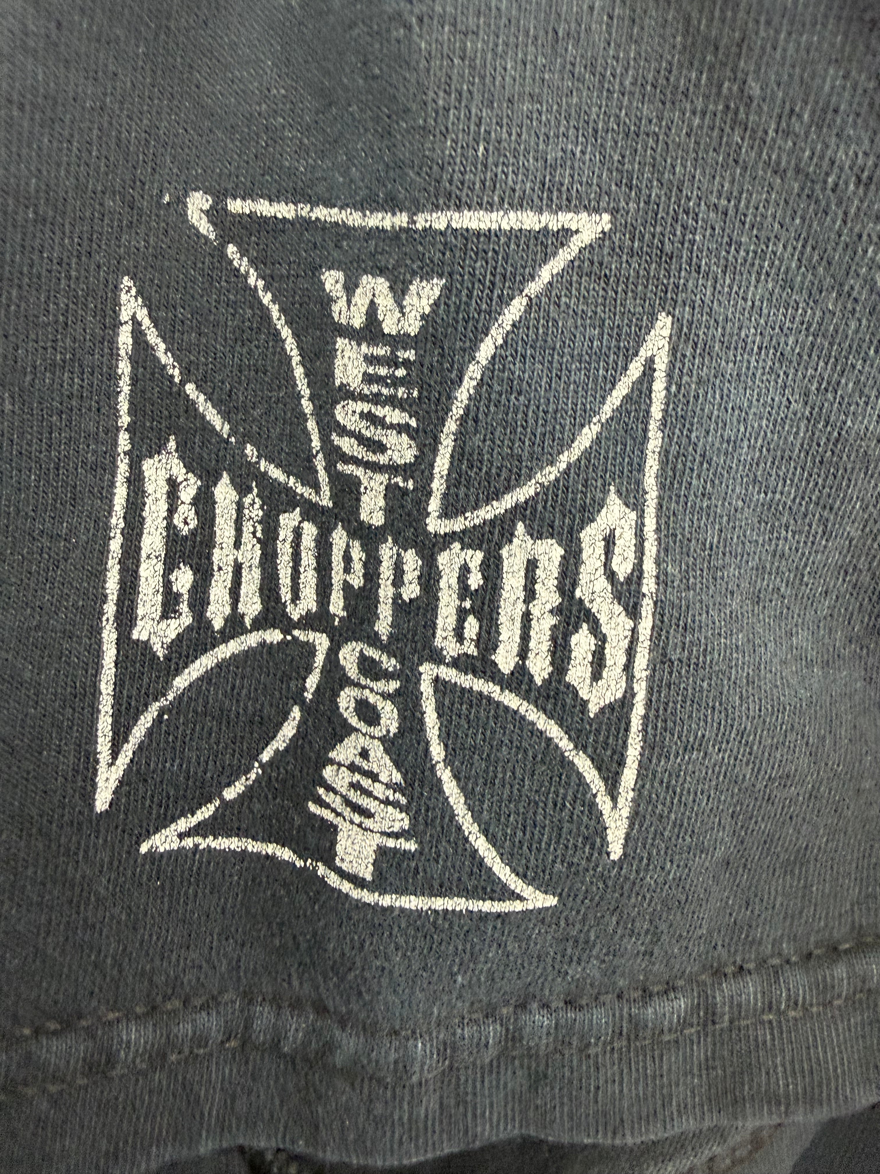 Vintage West Coast Choppers Iron Cross Logo Graphic T-Shirt