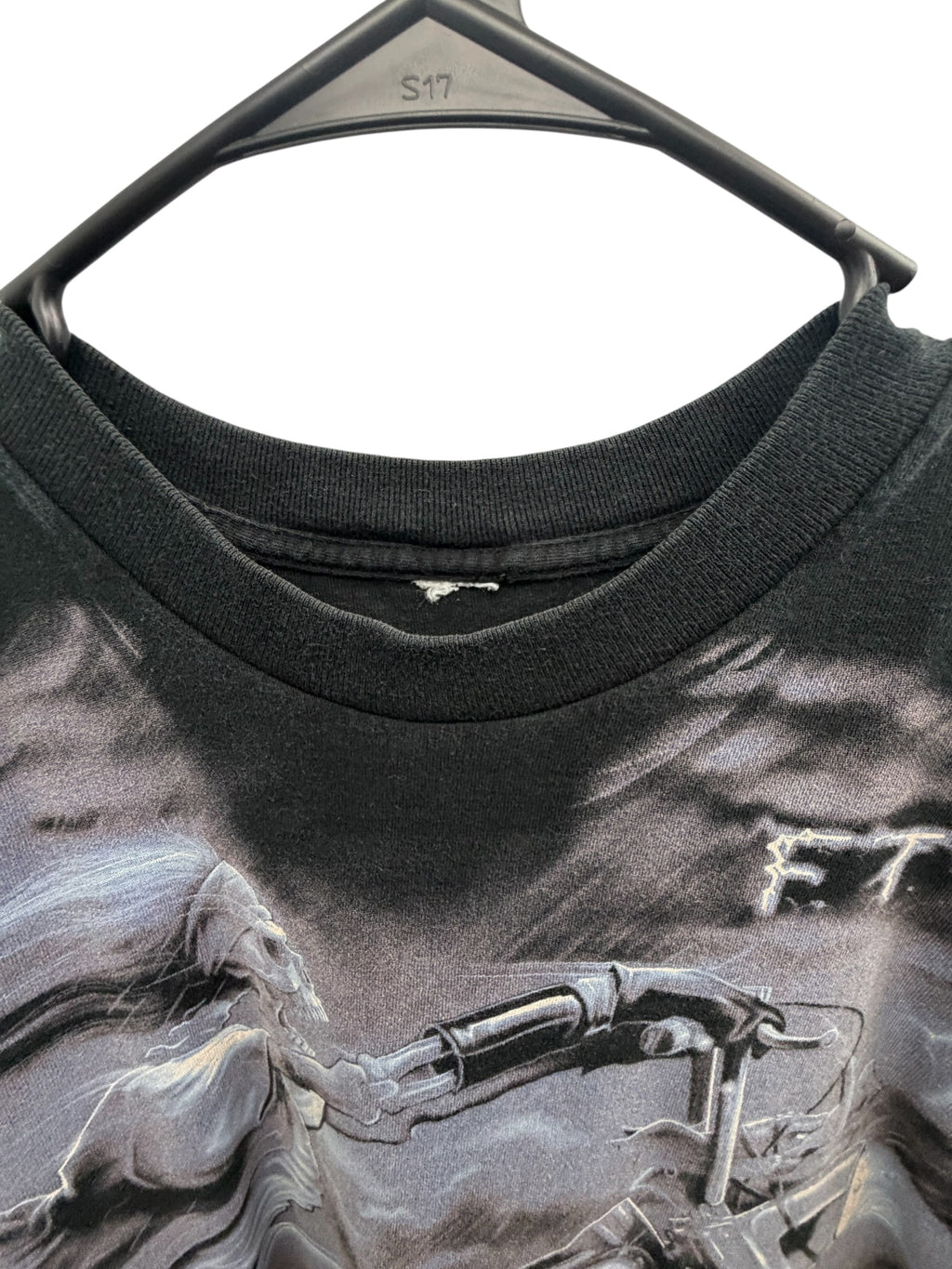 Vintage Liquid Blue FTW Shut Up And Ride Skeleton Biker Sleeveless T-Shirt
