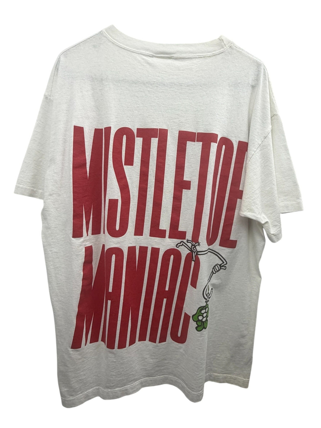 Vintage 1993 Warner Bros Bugs Bunny Mistletoe Maniac Graphic T’Shirt