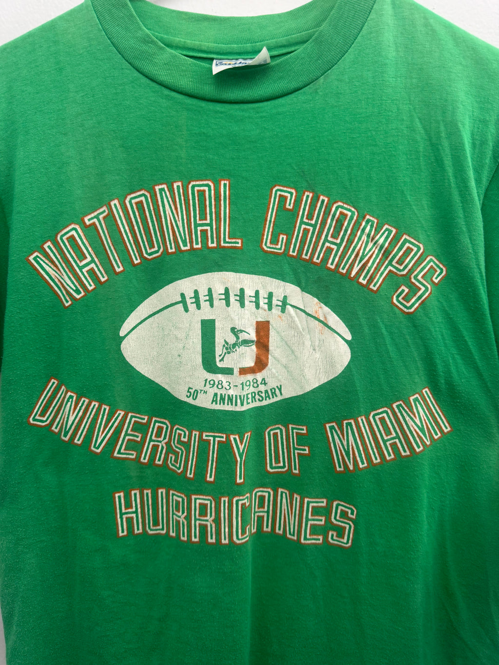 Vintage 1983-1984 University of Miami Hurricanes T-Shirt