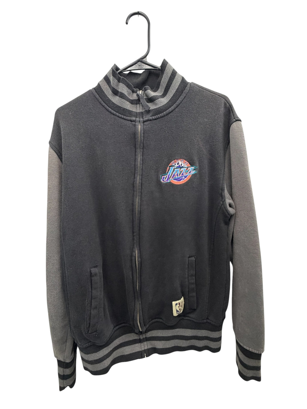 Mitchell & Ness Utah Jazz Hardwood Classics Full-Zip Varsity Jacket
