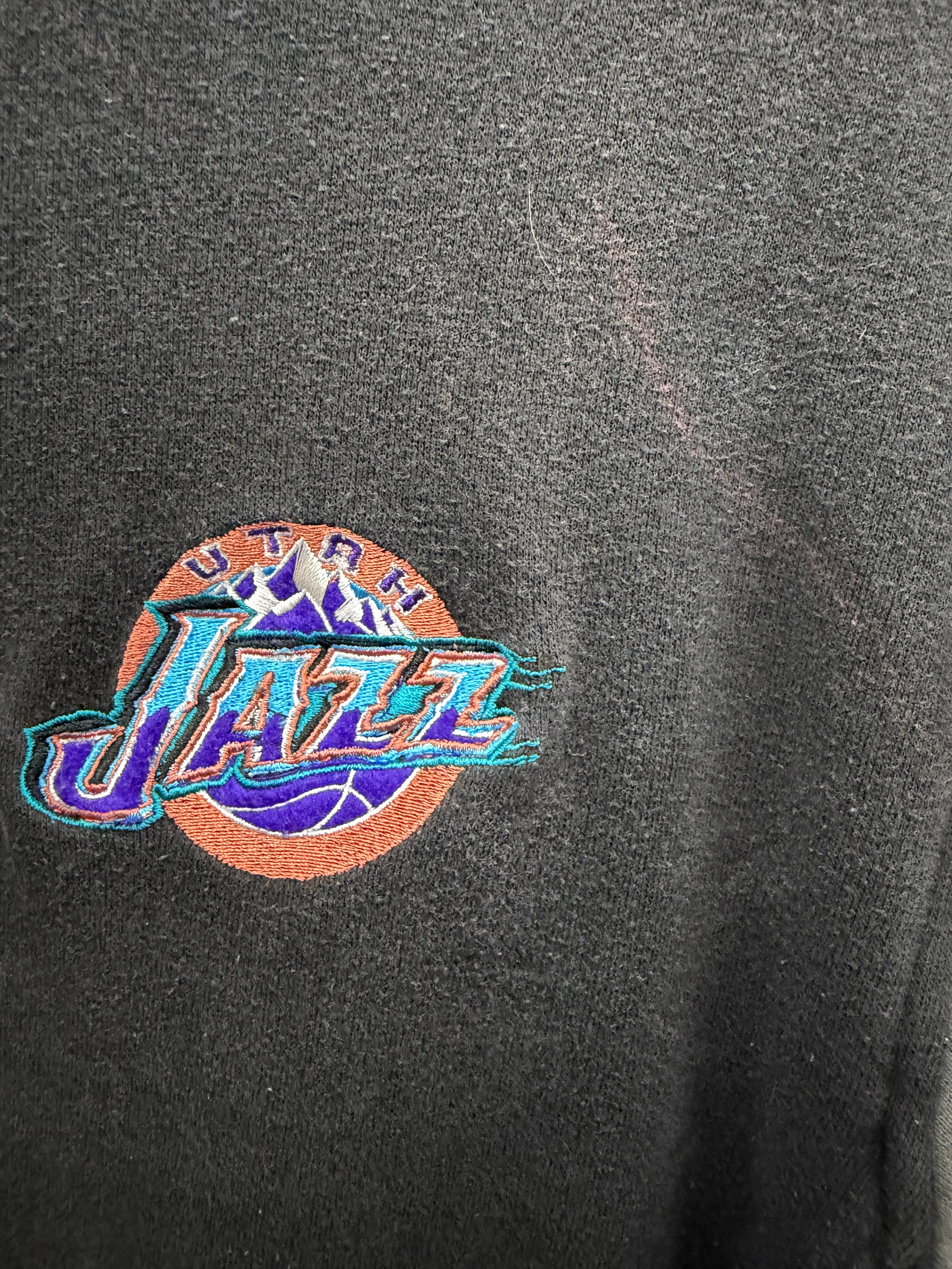 Mitchell & Ness Utah Jazz Hardwood Classics Full-Zip Varsity Jacket