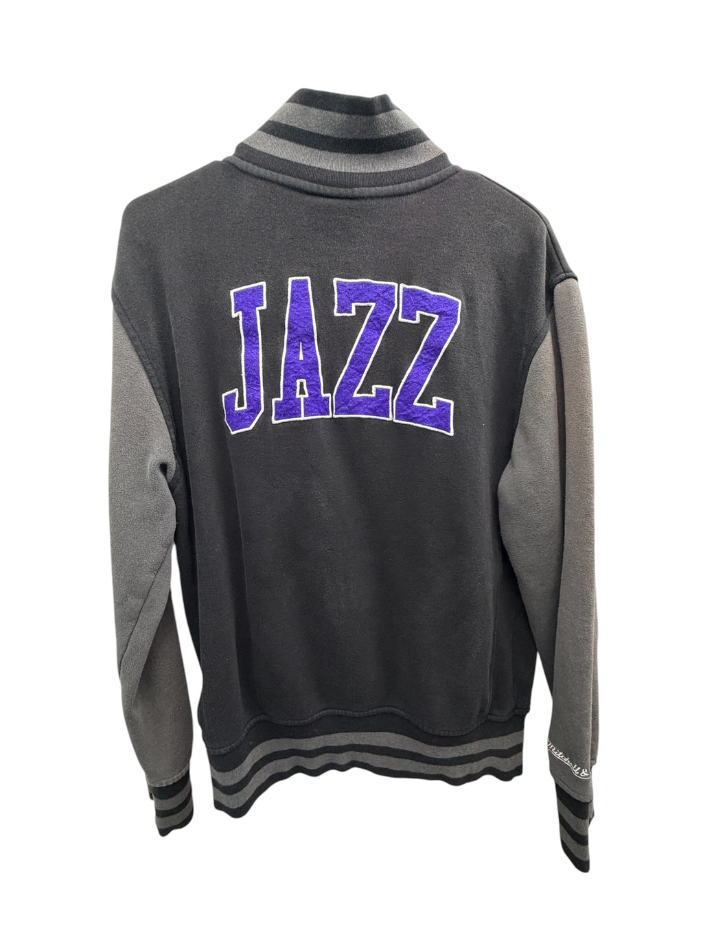 Mitchell & Ness Utah Jazz Hardwood Classics Full-Zip Varsity Jacket