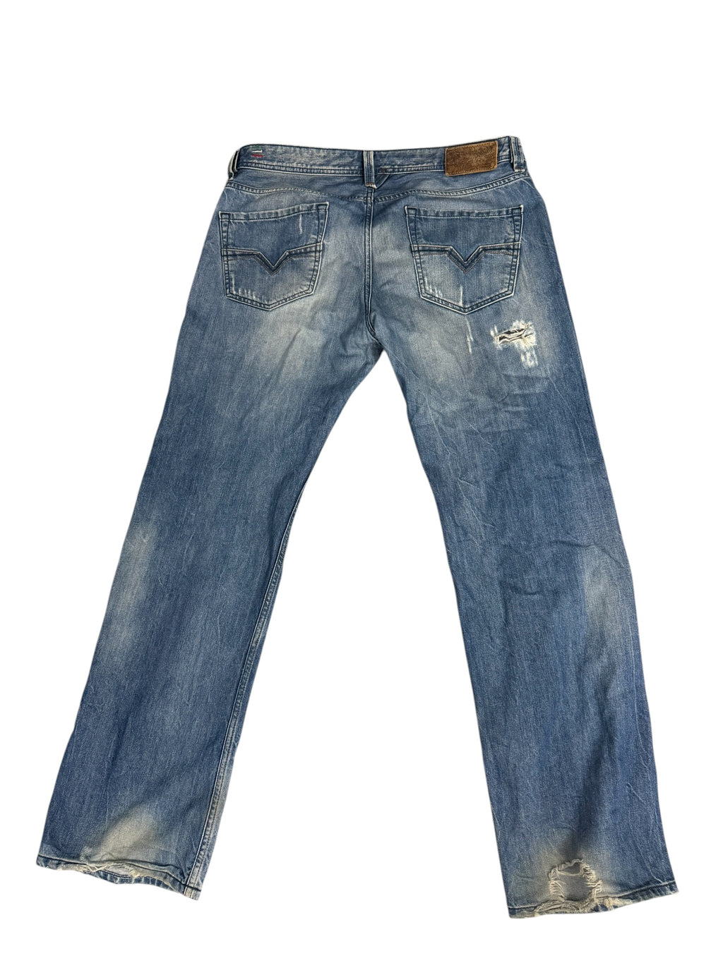 Diesel Larkee Regular-Straight Distressed Jeans 34x30