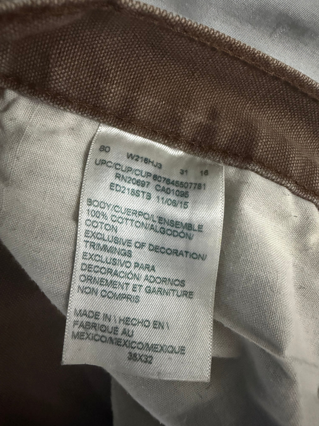 Dickies Men’s Brown Duck Canvas Carpenter Utility Work Pants