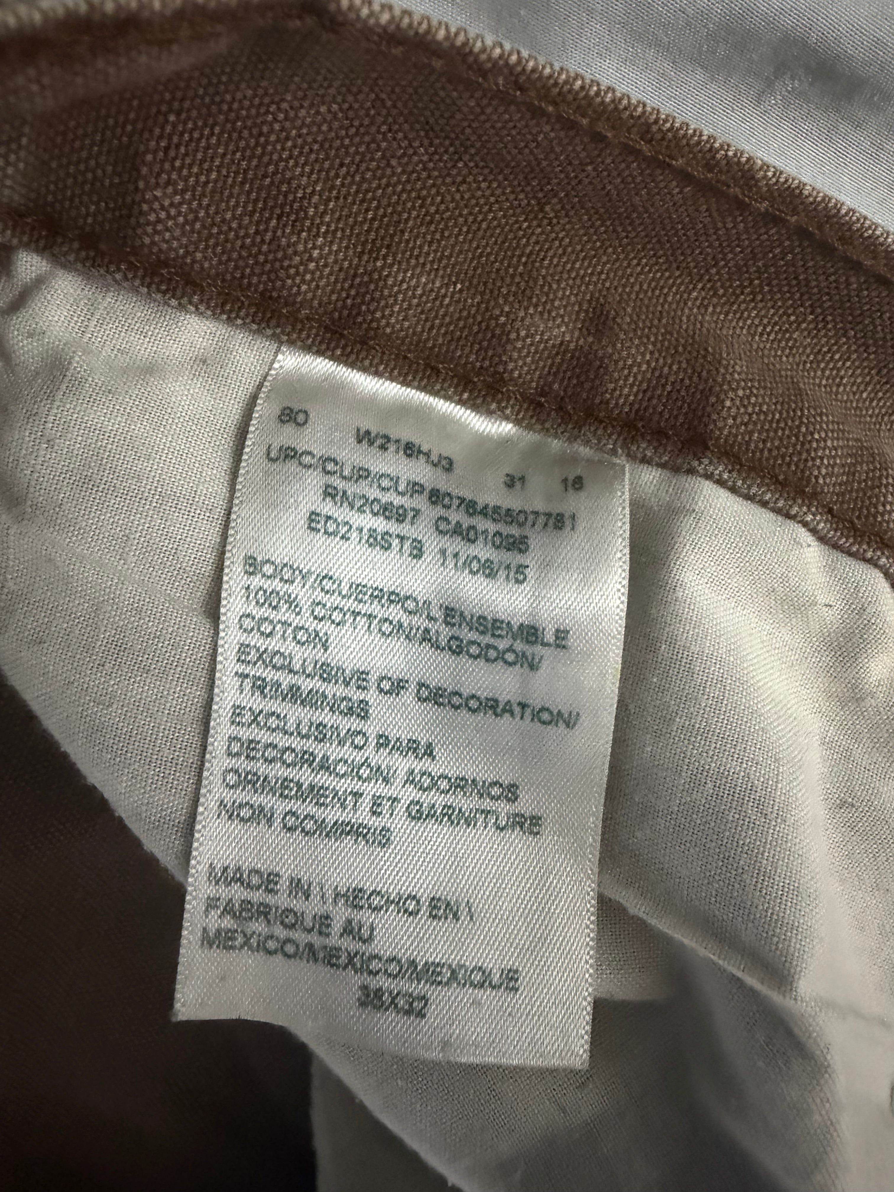 Dickies Men’s Brown Duck Canvas Carpenter Utility Work Pants