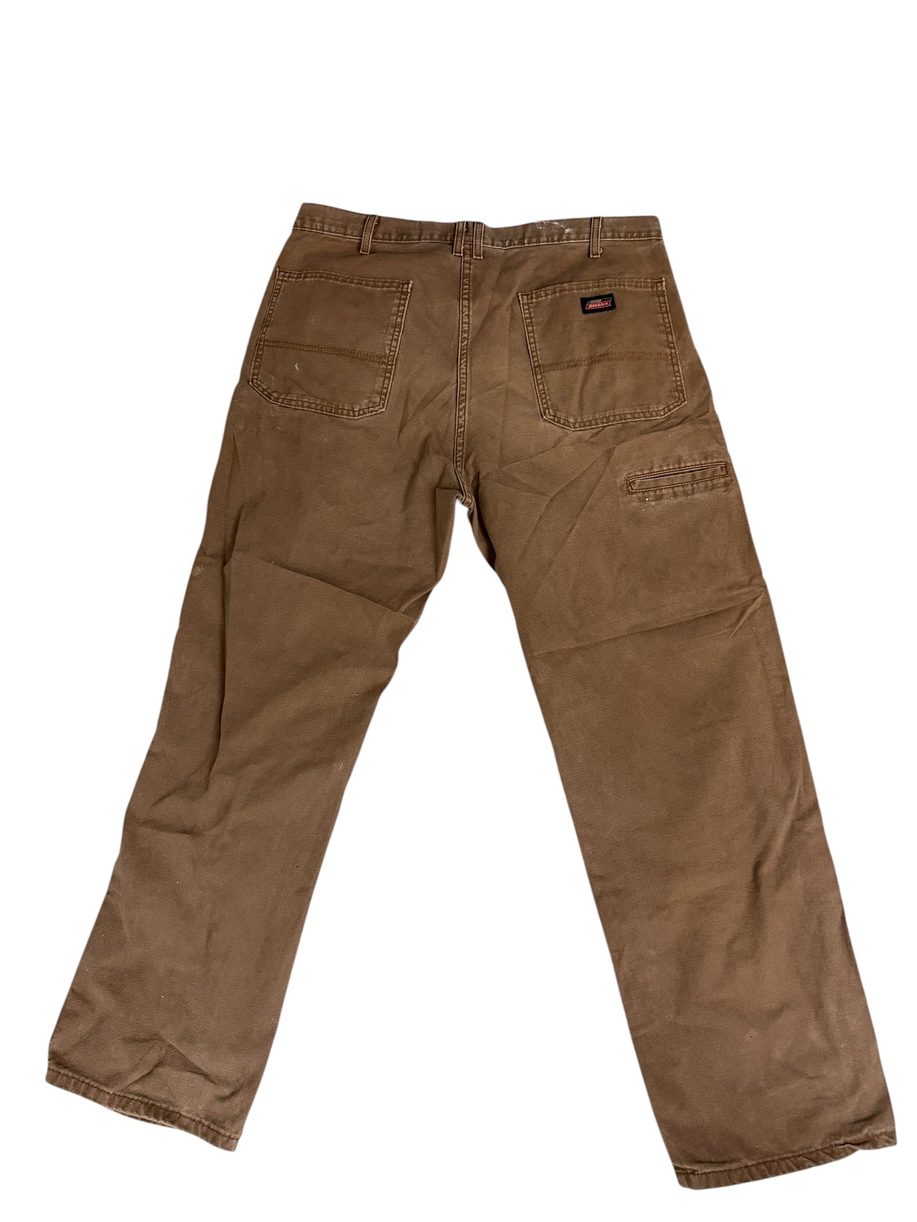 Dickies Men’s Brown Duck Canvas Carpenter Utility Work Pants