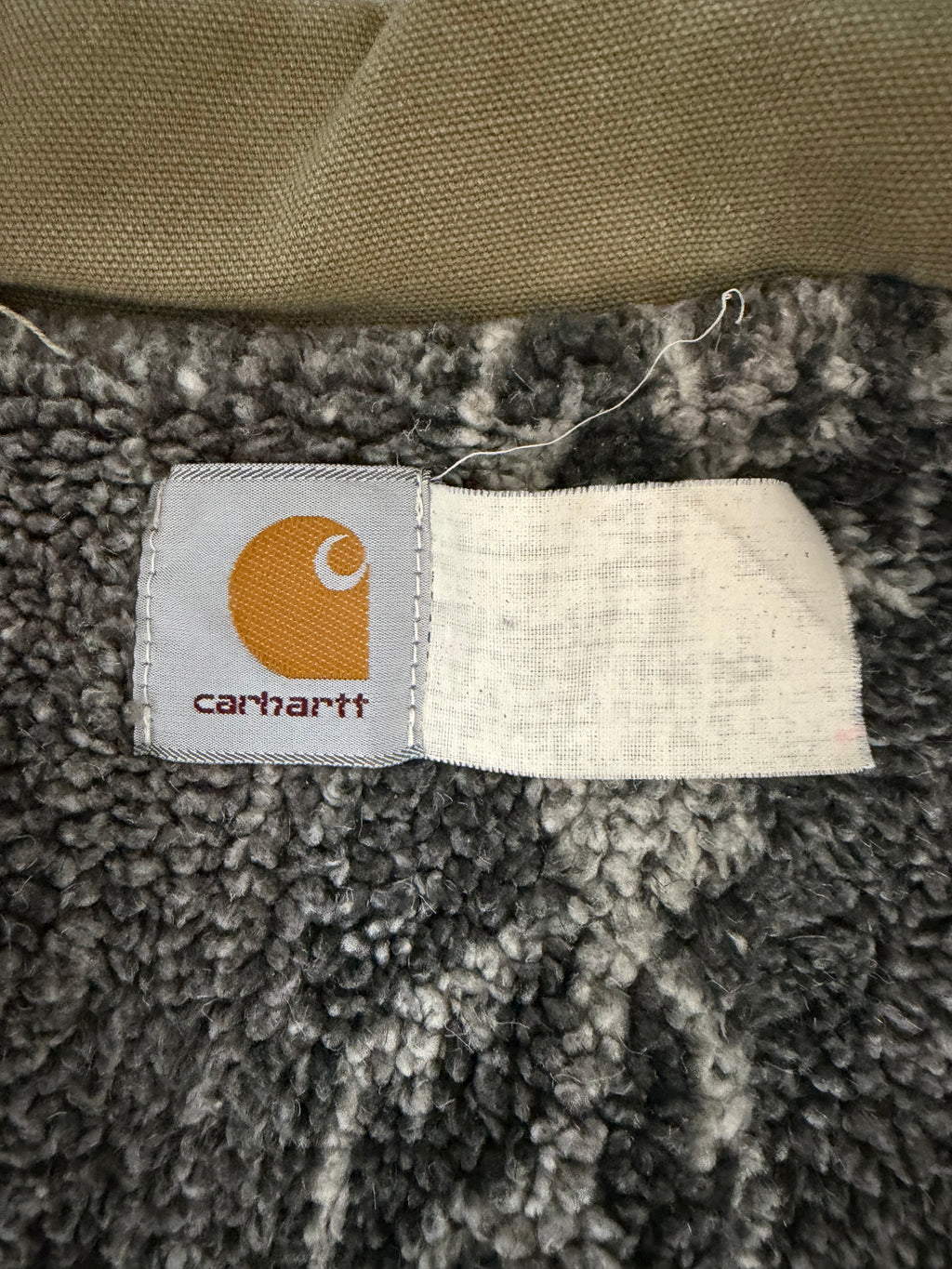 Vintage Carhartt Southwestern Aztec Blanket Lined Duck Canvas Jacket