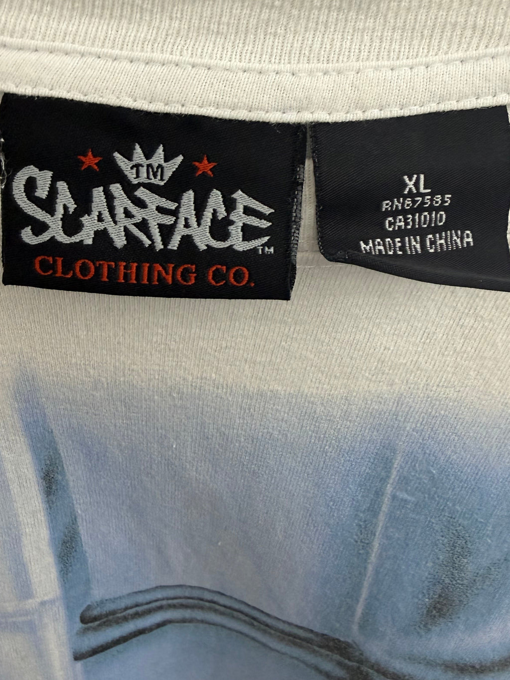 Scarface Clothing Co.Tony Montana The World Is Yours Vintage T-Shirt