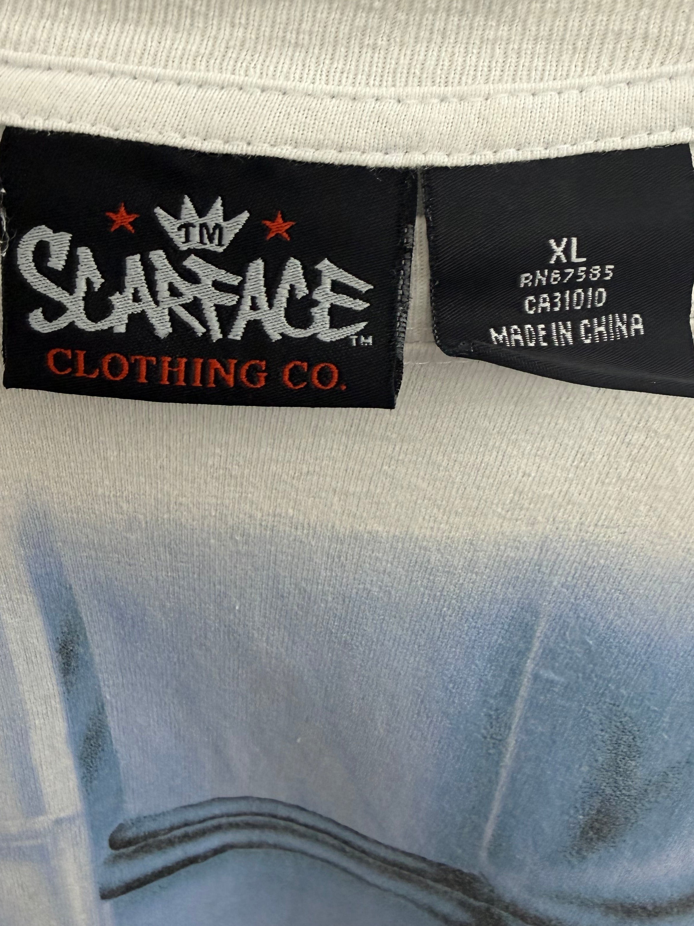 Scarface Clothing Co.Tony Montana The World Is Yours Vintage T-Shirt