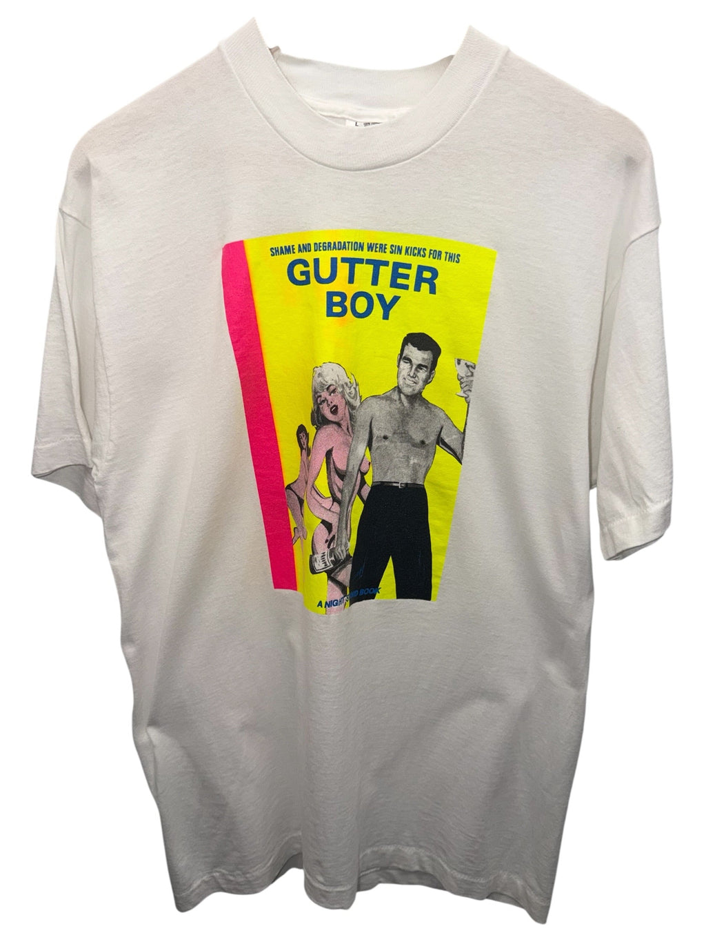 Vintage 1990s Gutter Boy Shame and Degradation Graphic T-Shirt