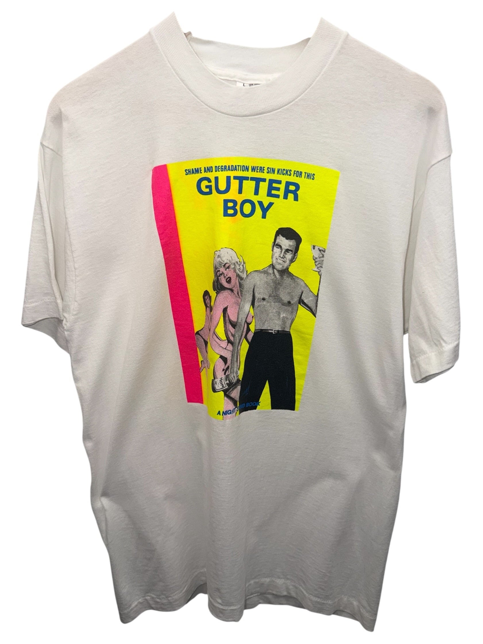 Vintage 1990s Gutter Boy Shame and Degradation Graphic T-Shirt