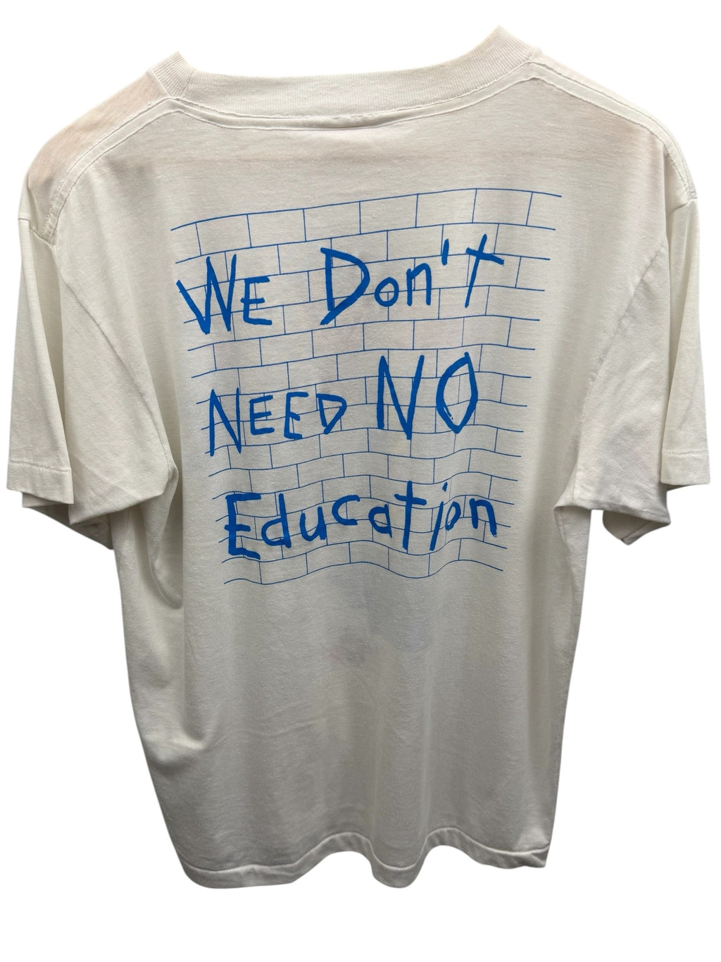 Vintage 1980s Pink Floyd The Wall Graphic T-Shirt